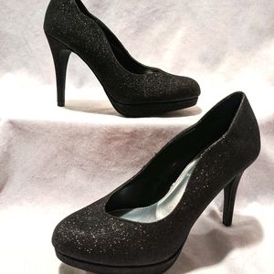 Brand New Black Glitter Pumps